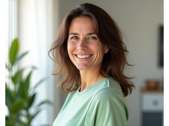 Πορτρέτο της Μαρίας Γεωργίου, wellness coach