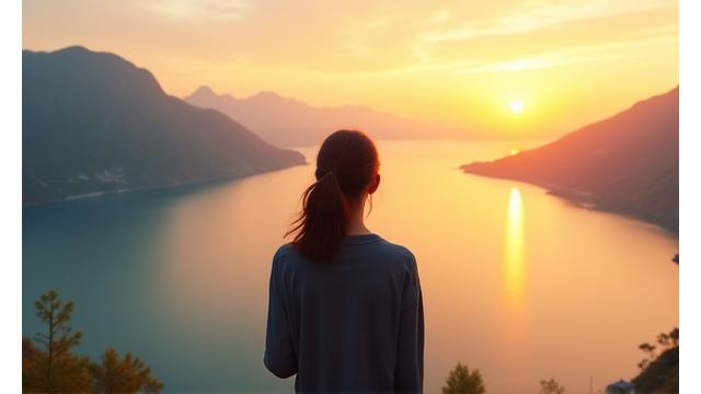 Άνθρωπος που κάνει digital detox στην φύση